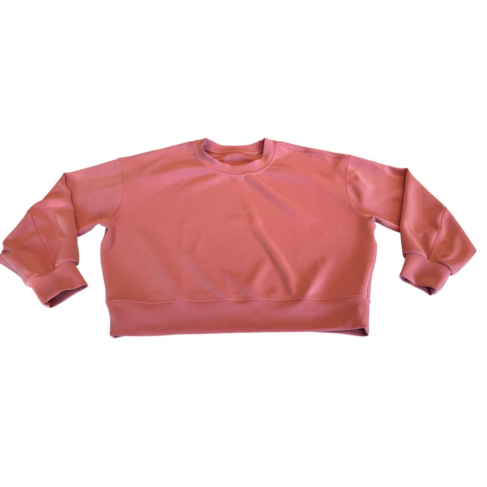 lululemon perfectly oversized cropped sweatshirt softstreme in spiced chai 8 - Picture 3 of 8